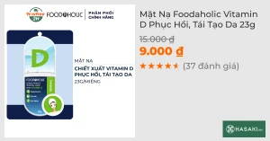 Mặt Nạ Foodaholic Vitamin D Phục Hồi, Tái Tạo Da 23g
