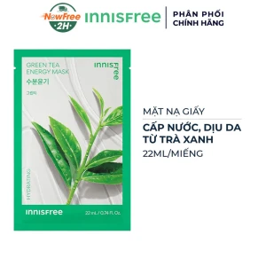 Mặt Nạ innisfree Cấp Nước, Dịu Da Từ Trà Xanh 22ml (Deal)