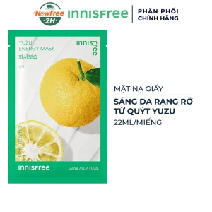 Mặt Nạ innisfree Sáng Da Rạng Rỡ Từ Quýt Yuzu 22ml (Mới)