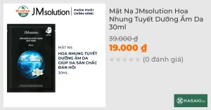 Mặt Nạ JMsolution Hoa Nhung Tuyết Dưỡng Ẩm Da 30ml 