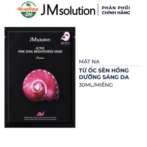 Mặt Nạ JMsolution Ốc Sên Hồng Dưỡng Sáng Da 30ml