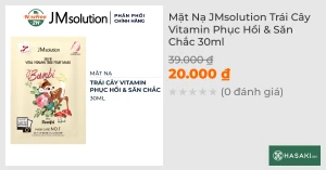 Mặt Nạ JMsolution Trái Cây Vitamin Phục Hồi & Săn Chắc 30ml 