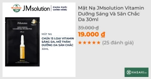 Mặt Nạ JMsolution Vitamin Dưỡng Sáng Và Săn Chắc Da 30ml