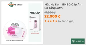Mặt Nạ Kem BNBG Cấp Ẩm Đa Tầng 30ml