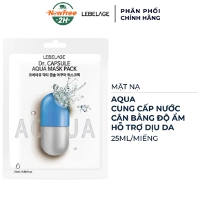 Mặt Nạ Lebelage Aqua Cấp Ẩm Mềm Mịn Da 25ml