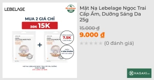 Mặt Nạ Lebelage Ngọc Trai Cấp Ẩm, Dưỡng Sáng Da 25g