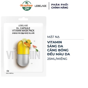 Mặt Nạ Lebelage Vitamin Sáng Da Căng Bóng 25ml
