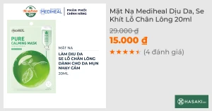 Mặt Nạ Mediheal Dịu Da, Se Khít Lỗ Chân Lông 20ml