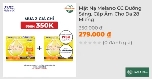 Mặt Nạ Melano CC Dưỡng Sáng, Cấp Ẩm Cho Da 28 Miếng