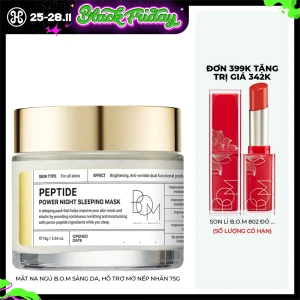 Mặt Nạ Ngủ B.O.M Sáng Da, Hỗ Trợ Mờ Nếp Nhăn 75g