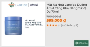 Mặt Nạ Ngủ Laneige Dưỡng Ẩm & Tăng Khả Năng Tự Vệ Da 70ml
