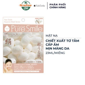 Mặt Nạ Pure Smile Dưỡng Da Chiết Xuất Tơ Tằm 23ml