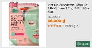 Mặt Nạ Purederm Dạng Gel 2 Bước Làm Sáng, Mềm Mịn 33g