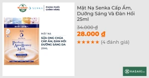 Mặt Nạ Senka Cấp Ẩm, Dưỡng Sáng Và Đàn Hồi 25ml 