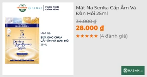 Mặt Nạ Senka Cấp Ẩm Và Đàn Hồi 25ml 