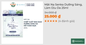 Mặt Nạ Senka Dưỡng Sáng, Làm Dịu Da 25ml 