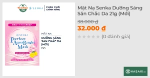 Mặt Nạ Senka Dưỡng Sáng Săn Chắc Da 21g (Mới)