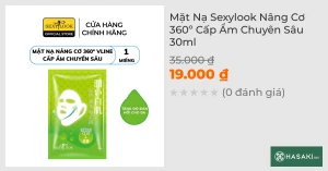 Mặt Nạ Sexylook Nâng Cơ 360º Cấp Ẩm Chuyên Sâu 30ml