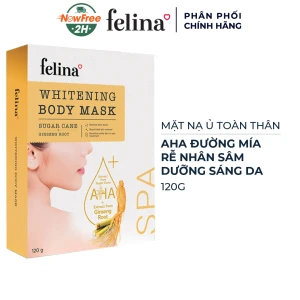 Mặt Nạ Ủ Felina Sáng Da Toàn Thân Đường Mía, Nhân Sâm 120g