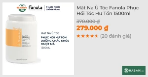 Mặt Nạ Ủ Tóc Fanola Phục Hồi Tóc Hư Tổn 1500ml