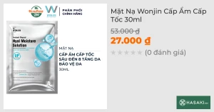 Mặt Nạ Wonjin Cấp Ẩm Cấp Tốc 30ml