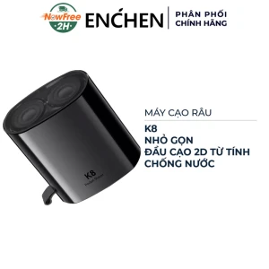 Máy Cạo Râu Enchen K8 Đầu Cạo Nổi 2D Từ Tính Chống Nước