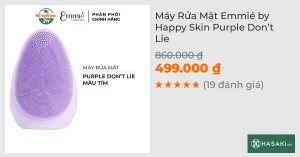 Máy Rửa Mặt Emmié Hỗ Trợ Sạch Sâu Màu Purple Don t Lie