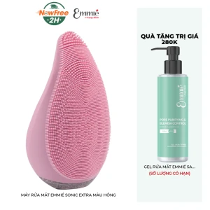 Máy Rửa Mặt Emmié Sonic Extra Màu Hồng