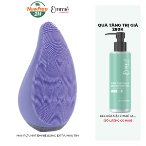 Máy Rửa Mặt Emmié Sonic Extra Màu Tím