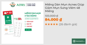 Miếng Dán Mụn Acnes Giúp Giảm Mụn Sưng Viêm 48 Miếng