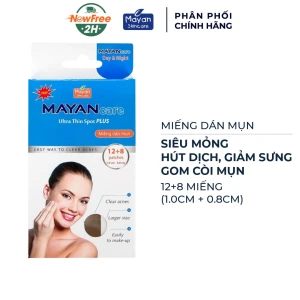 Miếng Dán Mụn Mayan Ultra Thin Spot Plus 12 8 Miếng
