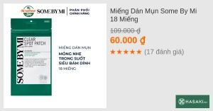 Miếng Dán Mụn Some By Mi 18 Miếng