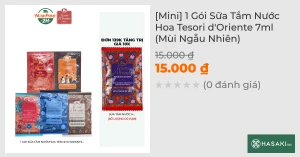 Mini 1 Gói Sữa Tắm Nước Hoa Tesori d'Oriente 7ml (Mùi Ngẫu Nhiên)