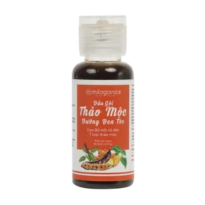 Mini Dầu Gội Milaganics Thảo Mộc Dưỡng Đen Tóc 30ml