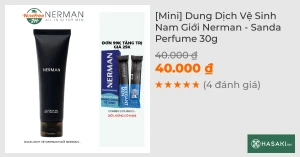 Mini Dung Dịch Vệ Sinh Nam Giới Nerman - Sanda Perfume 30g