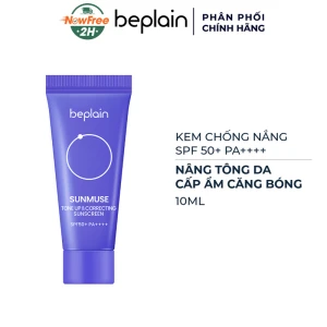 Mini Kem Chống Nắng Beplain Nâng Tông, Cấp Ẩm Căng Bóng 10ml