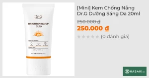 Mini Kem Chống Nắng Dr.G Dưỡng Sáng Da 20ml