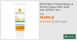 Mini Kem Chống Nắng La Roche-Posay Kiểm Soát Dầu SPF50 3ml