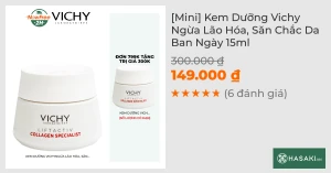 Mini Kem Dưỡng Vichy Ngừa Lão Hóa, Săn Chắc Da Ban Ngày 15ml