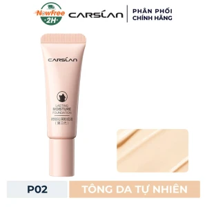Mini Kem Nền Carslan Ẩm Mịn Lâu Trôi - P02 Tông Da Tự Nhiên 5g