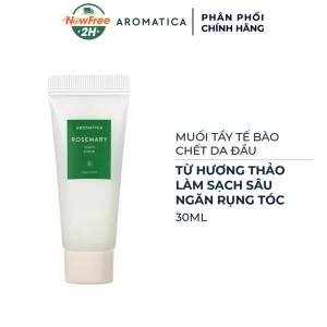 Mini Muối Tẩy Tế Bào Chết Da Đầu Aromatica Từ Hương Thảo 30ml
