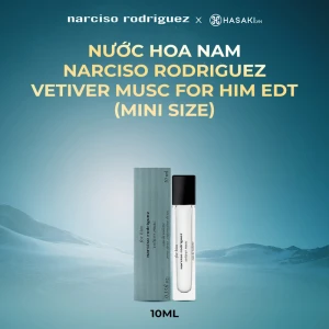Mini Nước Hoa Nam Narciso Rodriguez Vetiver Musc For Him EDT 10ml