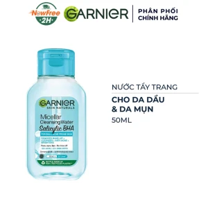 Mini Nước Tẩy Trang Garnier Dành Cho Da Dầu Và Mụn 50ml