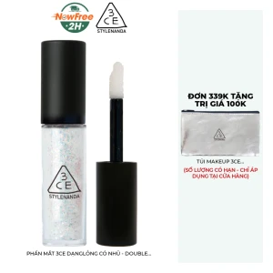 Mini Phấn Mắt 3CE Dạng Lỏng Có Nhũ - Double Note 1.5g
