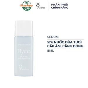 Mini Serum 9Wishes Dưỡng Ẩm Căng Bóng Da 8ml