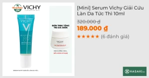 Mini Serum Vichy Giải Cứu Làn Da Tức Thì 10ml