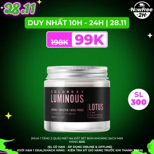 Mua 1 Tặng 2 Quà Mặt Nạ Colorkey Đất Sét Bùn Khoáng Sạch Mịn Màng 60g