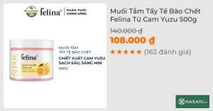 Muối Tắm Tẩy Tế Bào Chết Felina Từ Cam Yuzu 500g