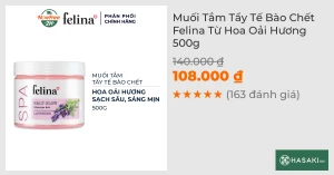 Muối Tắm Tẩy Tế Bào Chết Felina Từ Hoa Oải Hương 500g