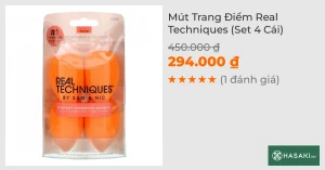Mút Trang Điểm Real Techniques (Set 4 Cái)
